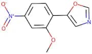 5-(2-Methoxy-4-nitrophenyl)oxazole 98%