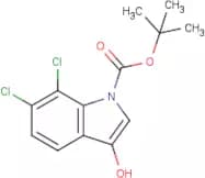 tert-Butyl 6,7-dichloro-3-hydroxy-1H-indole-1-carboxylate