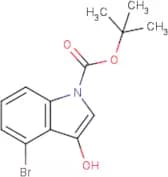 tert-Butyl 4-bromo-3-hydroxy-1H-indole-1-carboxylate