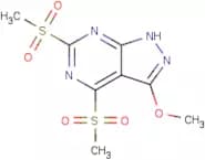 3-Methoxy-4,6-bis(methylsulfonyl)-1H-pyrazolo[3,4-d]pyrimidine