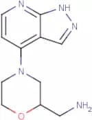 1-[4-(1H-Pyrazolo[3,4-b]pyridin-4-yl)morpholin-2-yl]methanamine