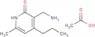 3-(Aminomethyl)-6-methyl-4-propylpyridin-2(1H)-one acetate