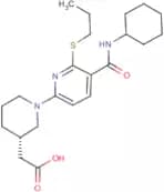 {(3S)-1-[5-(Cyclohexylcarbamoyl)-6-(propylsulfanyl)pyridin-2-yl]piperidin-3-yl}acetic acid