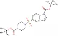 tert-Butyl 5-{[4-(tert-Butoxycarbonyl)piperazin-1-yl]sulfonyl}-1H-indole-1-carboxylate