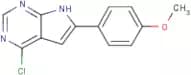 4-Chloro-6-(4-methoxyphenyl)-7H-pyrrolo[2,3-d]pyrimidine