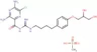 3,5-Diamino-6-chloro-N-(N-{4-[4-(2,3-dihydroxypropoxy)phenyl]butyl}carbamimidoyl)pyrazine-2-carbox…