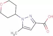 5-Methyl-1-(tetrahydro-2H-pyran-4-yl)-1H-pyrazole-3-carboxylic acid