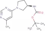 tert-Butyl N-[(3R)-1-(6-methylpyrimidin-4-yl)pyrrolidin-3-yl]carbamate