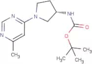 tert-Butyl N-[(3S)-1-(6-methylpyrimidin-4-yl)pyrrolidin-3-yl]carbamate