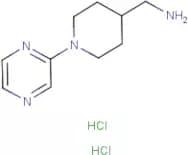 [1-(Pyrazin-2-yl)piperidin-4-yl]methanamine dihydrochloride
