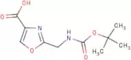 2-(Aminomethyl)-1,3-oxazole-4-carboxylic acid, 2-BOC protected