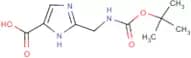 2-(Aminomethyl)-1H-imidazole-5-carboxylic acid, 2-BOC protected