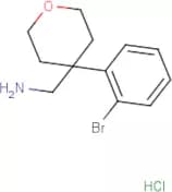[4-(2-Bromophenyl)oxan-4-yl]methanamine hydrochloride