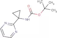 tert-Butyl N-[1-(pyrimidin-2-yl)cyclopropyl]carbamate