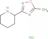 2-(5-Methyl-1,2,4-oxadiazol-3-yl)piperidine hydrochloride