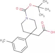 2-[1-(tert-Butoxycarbonyl)-4-m-tolylpiperidin-4-yl]acetic acid