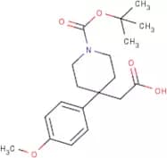 2-[1-(tert-Butoxycarbonyl)-4-(4-methoxyphenyl)piperidin-4-yl]acetic acid
