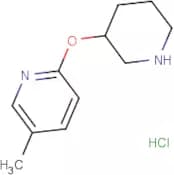 5-Methyl-2-(piperidin-3-yloxy)pyridine hydrochloride