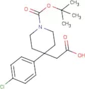 2-[1-(tert-Butoxycarbonyl)-4-(4-chlorophenyl)piperidin-4-yl]acetic acid