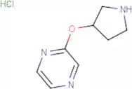 2-(Pyrrolidin-3-yloxy)pyrazine hydrochloride