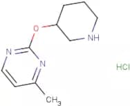 4-Methyl-2-(piperidin-3-yloxy)pyrimidine hydrochloride