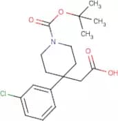 2-[1-(tert-Butoxycarbonyl)-4-(3-chlorophenyl)piperidin-4-yl]acetic acid