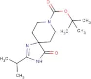 tert-Butyl 2-isopropyl-4-oxo-1,3,8-triazaspiro[4.5]dec-1-ene-8-carboxylate