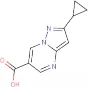 2-Cyclopropylpyrazolo[1,5-a]pyrimidine-6-carboxylic acid