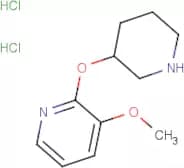 3-Methoxy-2-(piperidin-3-yloxy)pyridine dihydrochloride