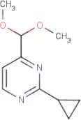 4-Dimethoxymethyl-2-cyclopropyl-pyrimidine