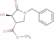 trans-N-Benzyl-3-hydroxy-2-pyrrolidinone-4-carboxylic acid methyl ester