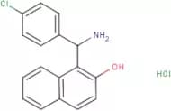 1-[Amino-(4-chloro-phenyl)-methyl]-naphthalen-2-ol hydrochloride