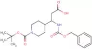 3-[1-(tert-Butoxycarbonyl)piperidin-4-yl]-3-[(bentyloxycarbonyl)amino]propanoic acid