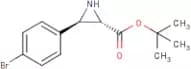 trans-tert-Butyl 3-(4-bromophenyl)aziridine-2-carboxylate