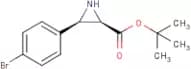 cis-tert-Butyl 3-(4-bromophenyl)aziridine-2-carboxylate