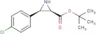 cis-tert-Butyl 3-(4-chlorophenyl)aziridine-2-carboxylate