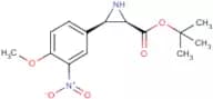 cis-tert-Butyl 3-(4-methoxy-3-nitrophenyl)-aziridine-2-carboxylate