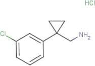 (1-(3-Chlorophenyl)cyclopropyl)methanamine hydrochloride