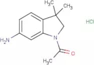 1-(6-Amino-3,3-dimethylindolin-1-yl)ethanone hydrochloride