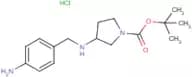 3-(4-aminobenzylamino)pyrrolidine-1-carboxylic acid tert-butyl ester hydrochloride