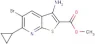 Methyl 3-amino-5-bromo-6-cyclopropylthieno[2,3-b]pyridine-2-carboxylate