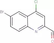 6-Bromo-4-chloroquinoline-2-carboxaldehyde