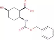 (1R*,2S*,5R*)-2-Benzyloxycarbonylamino-5-hydroxy-cyclohexanecarboxylic acid
