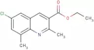 6-Chloro-2,8-dimethylquinoline-3-carboxylic acid ethyl ester