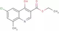 6-Chloro-4-hydroxy-8-methylquinoline-3-carboxylic acid ethyl ester