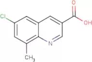 6-Chloro-8-methylquinoline-3-carboxylic acid