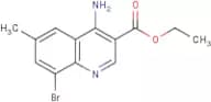 4-Amino-8-bromo-6-methylquinoline-3-carboxylic acid ethyl ester