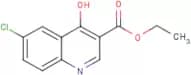 6-Chloro-4-hydroxyquinoline-3-carboxylic acid ethyl ester