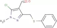 5-Chloro-1-methyl-3-[(phenylthio)methyl]-1H-pyrazole-4-carboxaldehyde