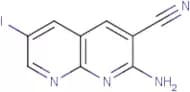 2-Amino-6-iodo-1,8-naphthyridine-3-carbonitrile